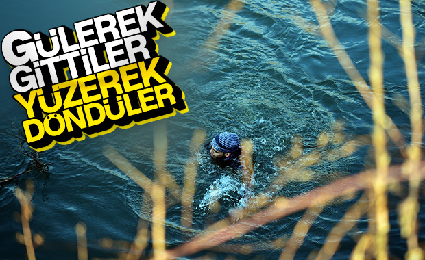 Yunanistan'dan yüzerek dönen mülteciler