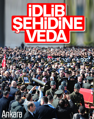 Ankaralı şehidine veda etti