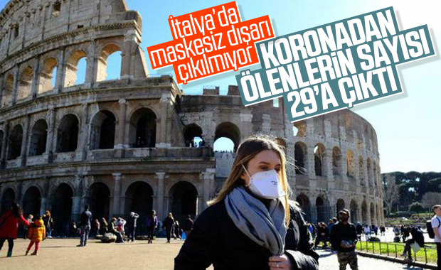İtalya'da 29 kişi koronavirüs nedeniyle öldü