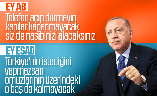 Erdoğan'dan gündeme ilişkin açıklamalar