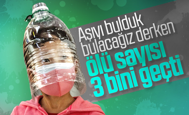 Koronavirüsten ölenlerin sayısı 3 bini geçti