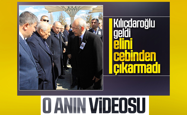 Bahçeli'nin Kılıçdaroğlu'nun elini sıkmadığı o an