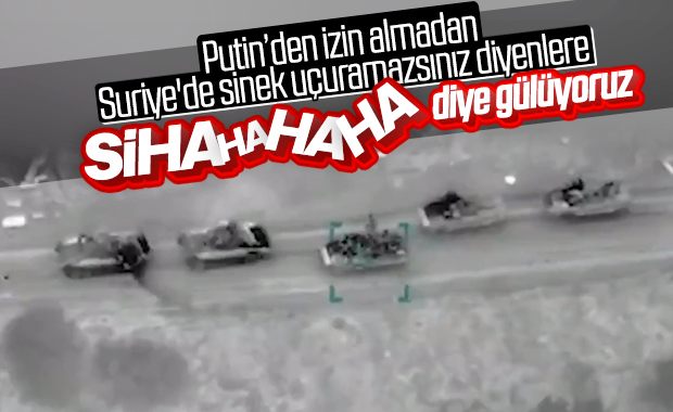 SİHA, Esad'ın konvoyunu vurdu