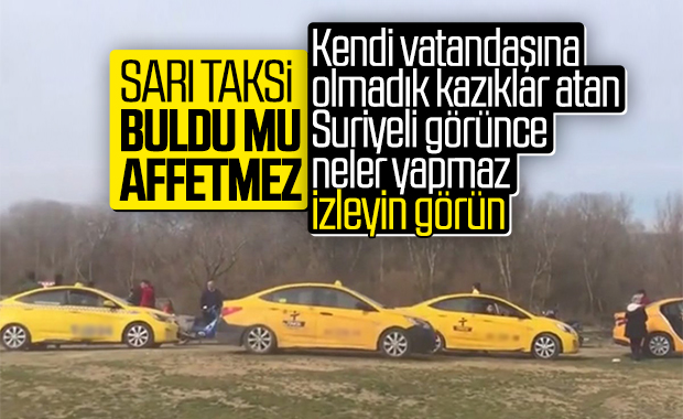 Taksiciler mültecileri dolandırdı