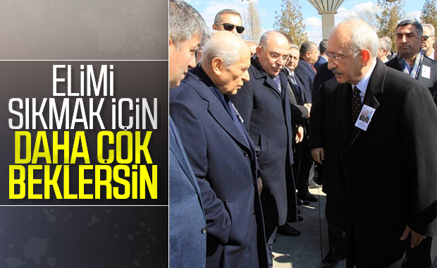Bahçeli: Kılıçdaroğlu'nun elini sıkmam