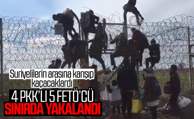 FETÖ ve PKK şüphelisi 9 kişi mültecilerin arasına karıştı