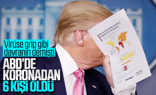 ABD'de koronavirüsten ölenlerin sayısı 6'ya çıktı
