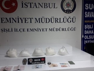 Nişantaşı'nda 1.5 milyon TL değerinde uyuşturucu bulundu