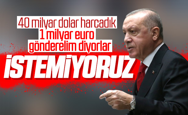 Cumhurbaşkanı Erdoğan’dan AB’ye rest
