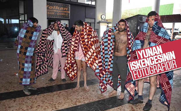 Yunan polisi göçmenleri dövüp geri gönderdi