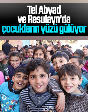 Tel Abyad'da çocuklar için etkinlikler düzenlendi