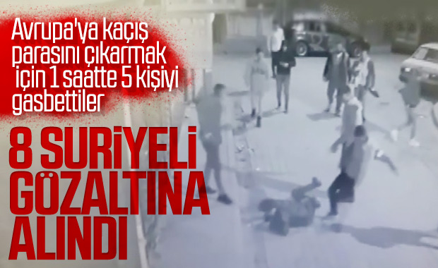 Konya'da 8 kişilik çete 5 kişiyi döverek gasbetti