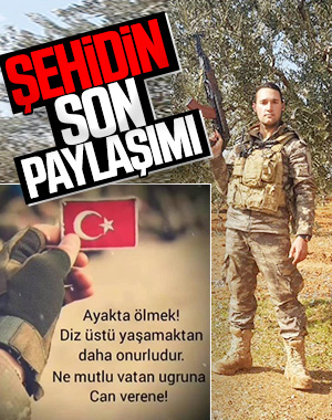 Denizli'ye şehit ateşi düştü