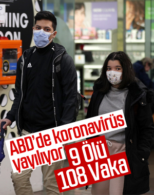 ABD'de koronavirüsten ölenlerin sayısı 9'a çıktı