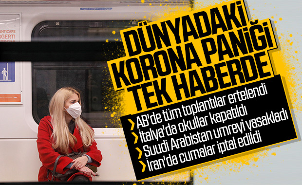Koronavirüs dünyada hızla yayılıyor