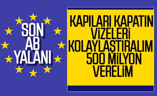 AB'den Türkiye'ye vize kolaylığı ile para yardımı teklifi