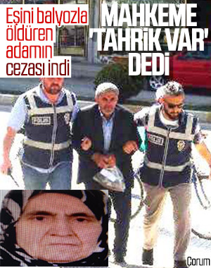 Balyozlu eş cinayeti sanığına 'haksız tahrik' indirimi