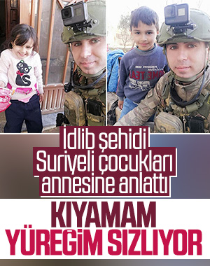 İdlib şehidinin annesine gönderdiği mesajlar yürek burktu