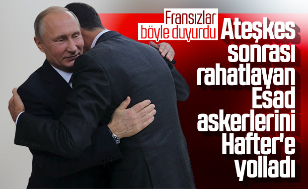 Esad'ın paralı askerleri, Hafter için Libya'da