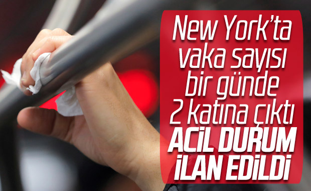 Koronavirüs nedeniyle New York'ta acil durum ilan edildi