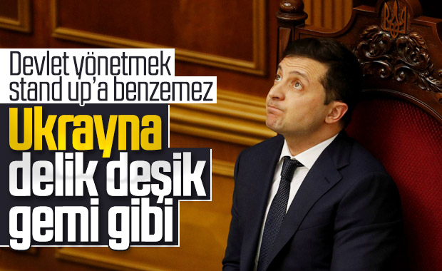 Zelenskiy: Ukrayna delik deşik bir gemi gibi