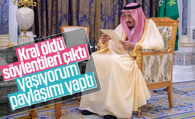 Öldü denilen Kral Selman, törende ortaya çıktı