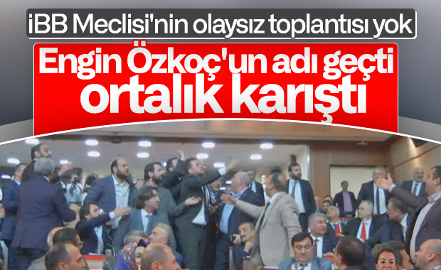 İBB Meclisi'nde Engin Özkoç tartışması
