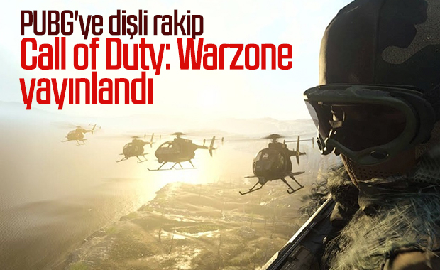 PUBG'nin tahtı sallanıyor: Call of Duty Warzone yayınlandı