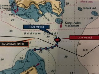 Bodrum'da sınır ihlali yapan Yunan botu kovalandı