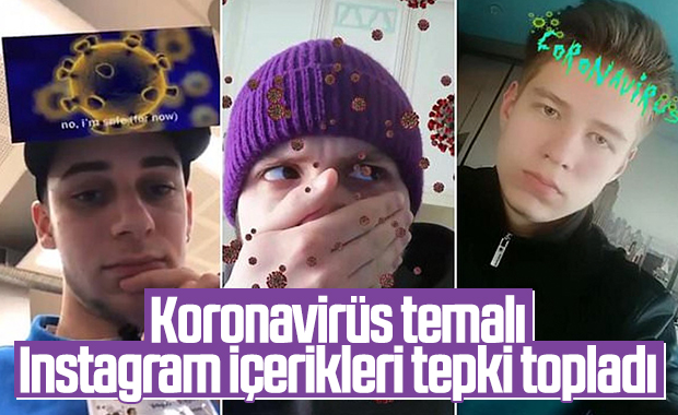 Instagram'daki koronavirüs temalı filtreler tepki çekiyor