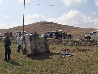 Çorum'da otomobil kazasında 1 kişi öldü, 1 kişi yaralandı
