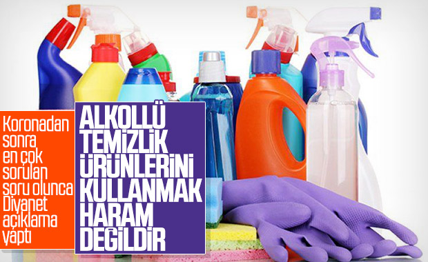 Diyanet: Alkollü temizlik ürünlerinin kullanımı caizdir