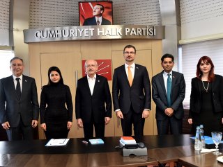 Kılıçdaroğlu, DSÖ heyeti ile görüştü