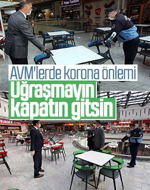 AVM'lerde koronavirüs önlemi