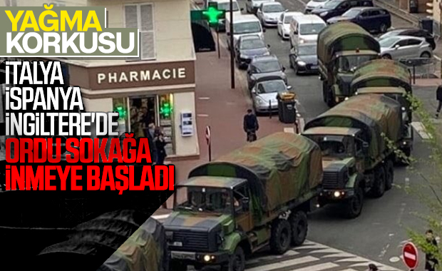3 ülkede ordu korona sonrası sokağa indi