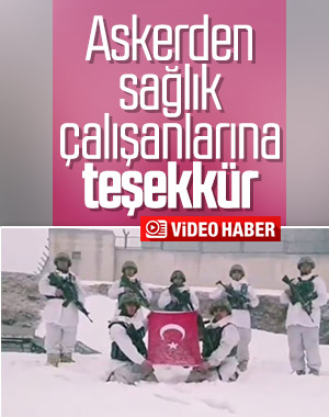 MSB'den sağlık çalışanlarına teşekkür