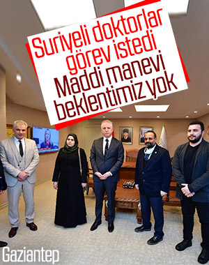 Suriyeli doktorlar virüsle mücadele için görev talep etti