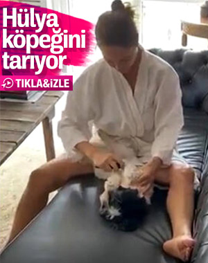 Hülya Avşar, evinden video paylaştı