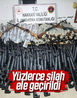 Hakkari'de 226 adet av tüfeği ele geçirildi