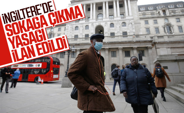 Boris Johnson sokağa çıkma yasağı ilan ettiğini duyurdu