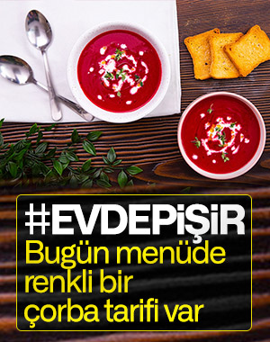 Korona günlerinin en renkli çorba tarifi #evdepişir
