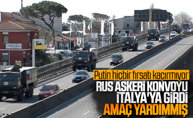 Rusya'nın tıbbi yardımı İtalya'ya ulaştı