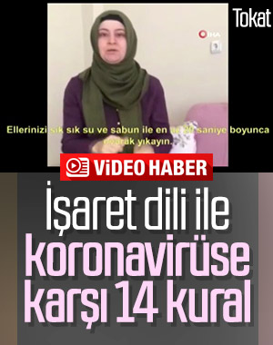 İşaret dili kursiyerleri 14 kuralı anlattı