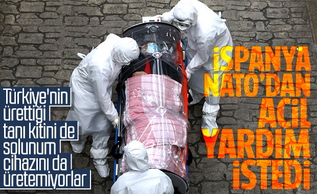 İspanya korona ile mücadele için NATO'dan yardım istedi