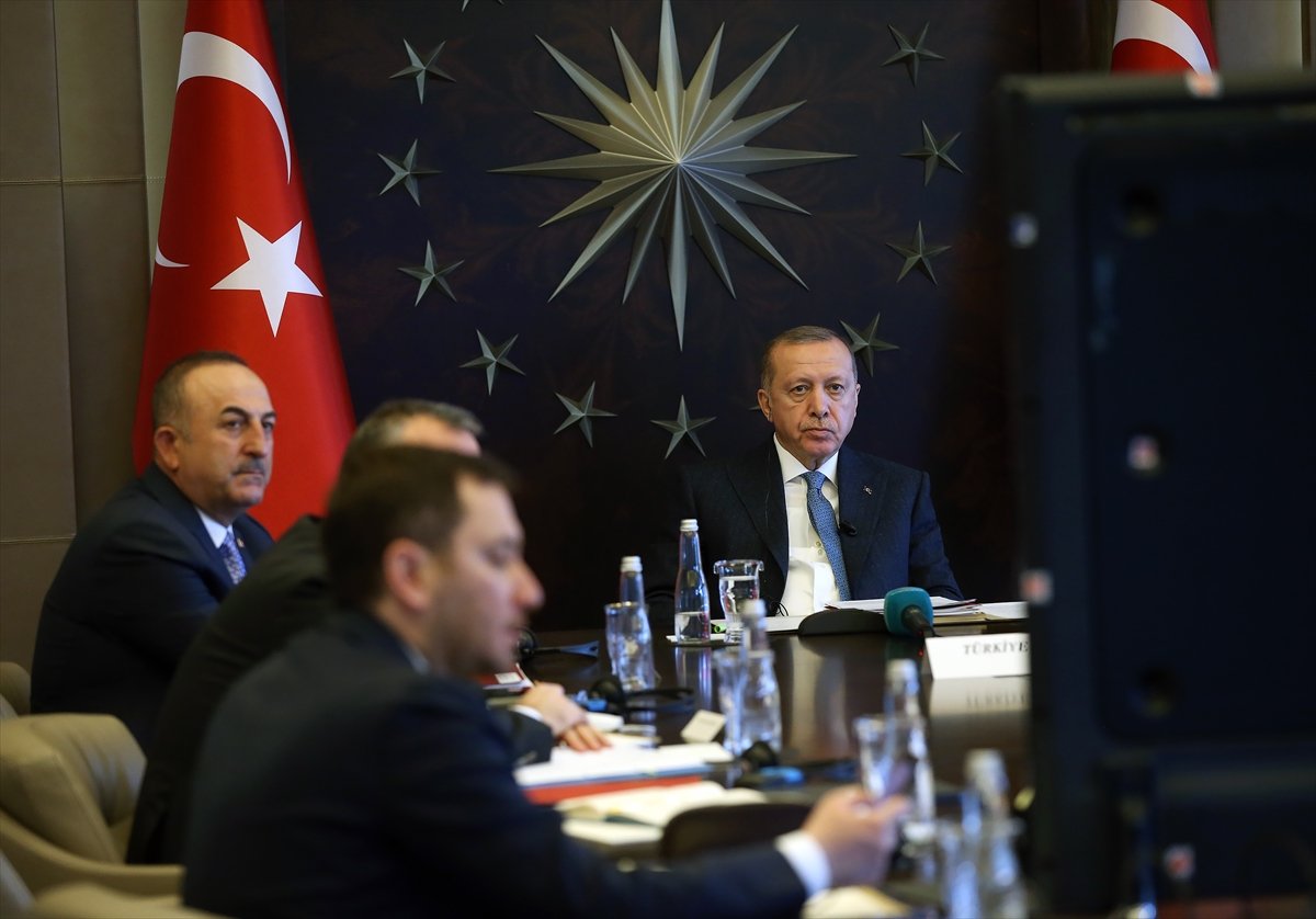 Erdoğan, telekonferansla G20 Zirvesi'ne katıldı