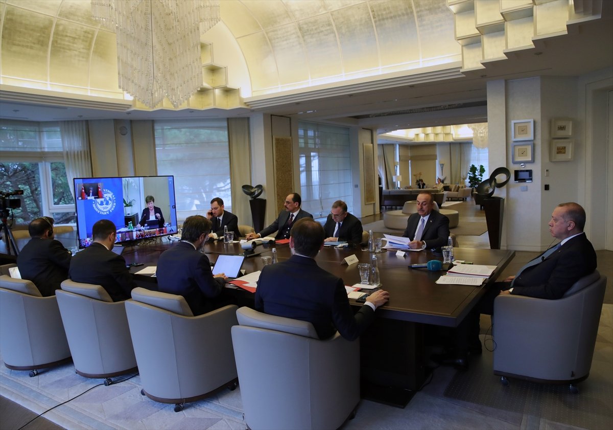 Erdoğan, telekonferansla G20 Zirvesi'ne katıldı
