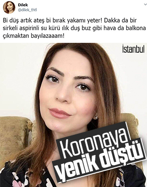 33 yaşındaki Dilek Tahtalı, koronavirüsten hayatını kaybetti