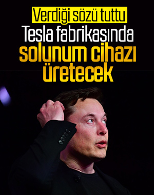 Tesla, New York'taki fabrikasında solunum cihazı üretecek