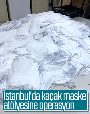 Kaçak üretilen 140 bin maskeye el konuldu