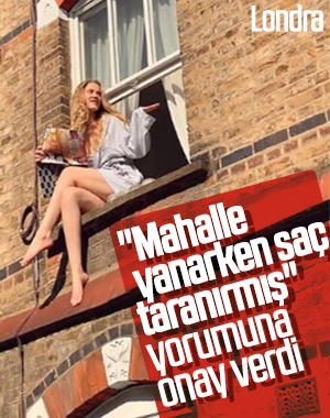 Serel Yereli, geceliği ile cama çıktı